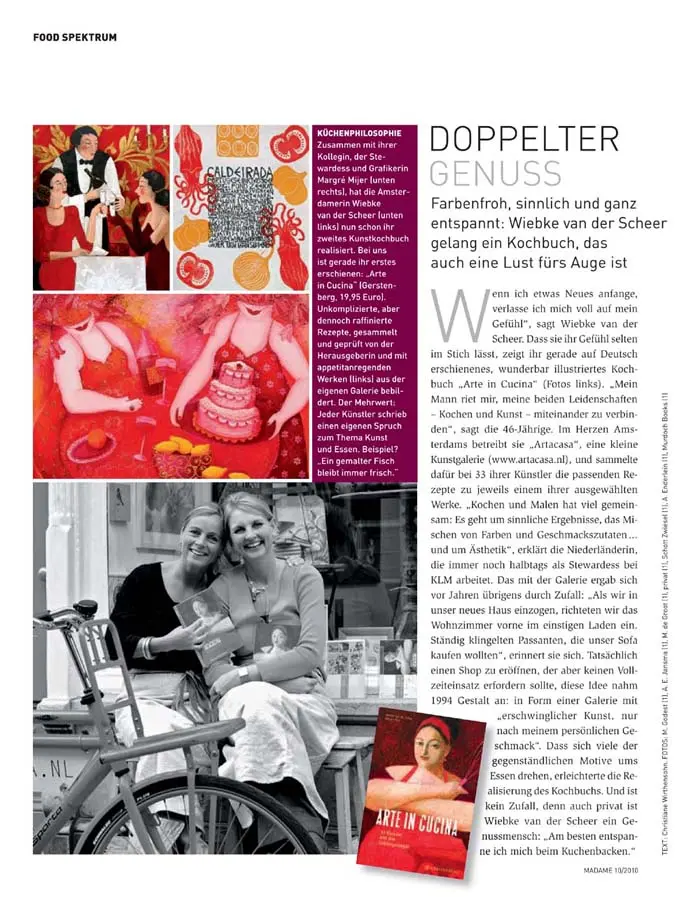 Arte in Cucina in Madame, October 2010