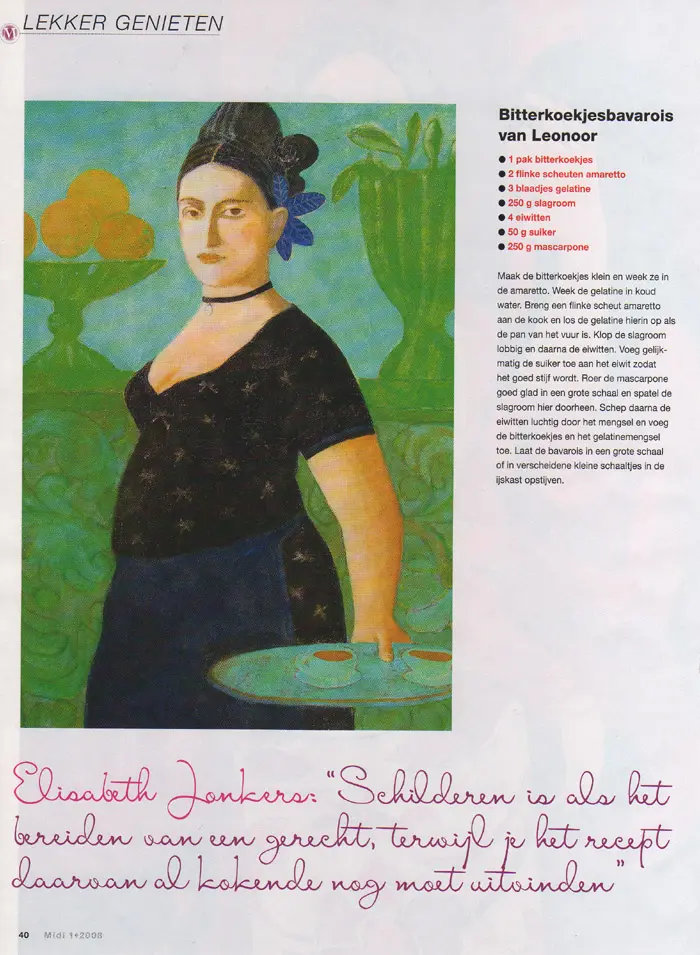 Six pages of ARTACUCINA recipes in Midi, January 2008