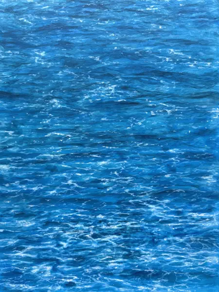 Rada Ovcharova, Water, 450 euro, Acrylic and mixed media on panel, unframed, 40x30x4 cm