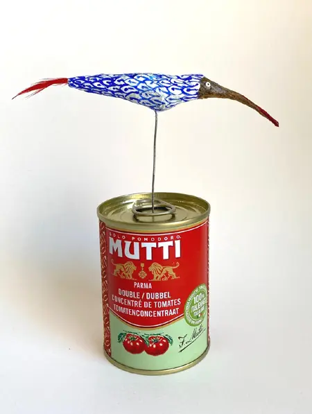 Tamar Rubinstein, Mutti, 125 euro, Mixed media with tin, 16x10 cm