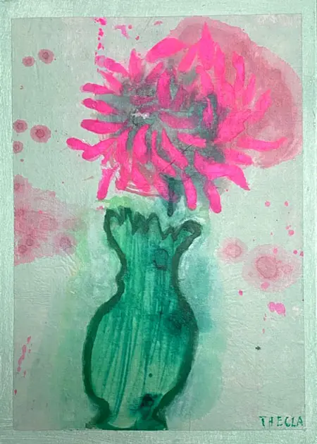 Thecla Renders, Al things you are 1, 250 euro, Mixed media on paper, 33x23 cm