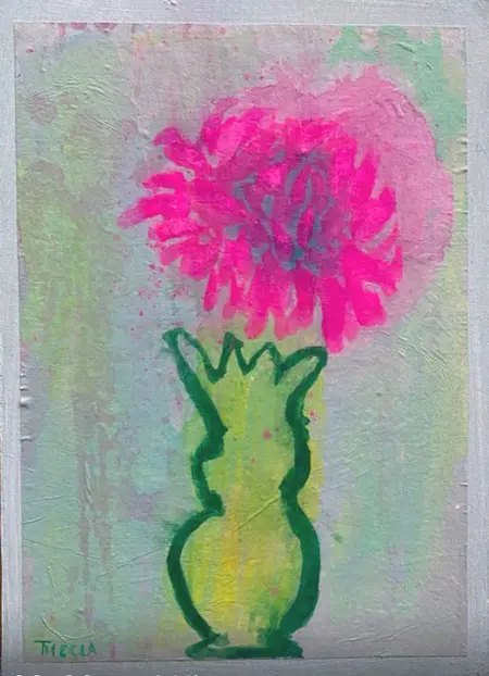 Thecla Renders, All things you are 2, 250 euro, Mixed media on paper, 33x23 cm