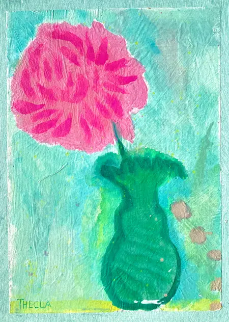 Thecla Renders, Remember me 1, 250 euro, Mixed media unframed (none needed), 33x23 cm