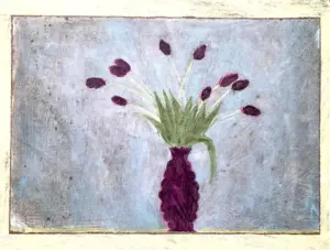 Thecla Renders, Tempo Rubato I, 350 euro, Mixed media on paper on wood, unframed, 42x53 cm