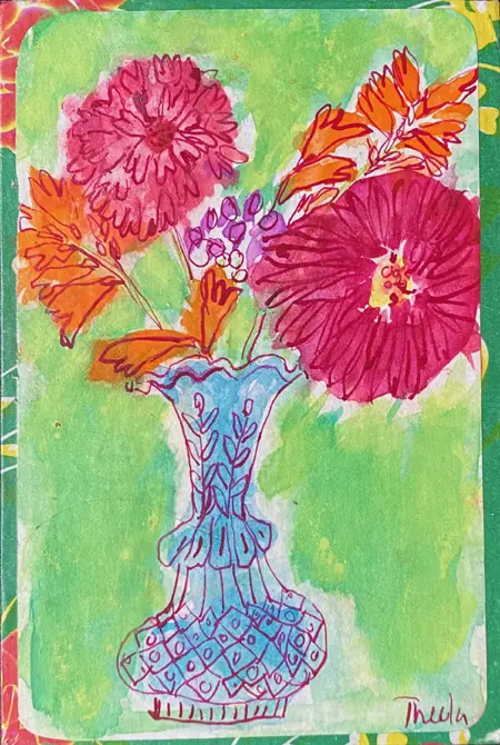Thecla Renders, Treasure, 100 euro, Mixed media, 15x10 cm