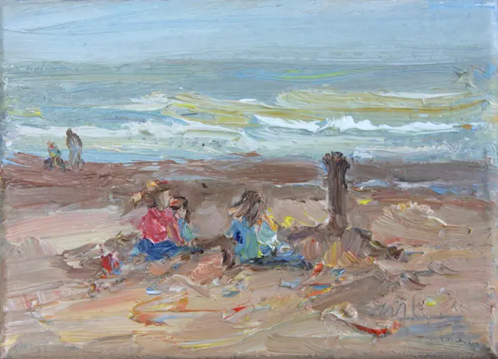 Wil van der Niet, Smaakmakertjes, Oil on canvas, 13x18 cm, €.185,-