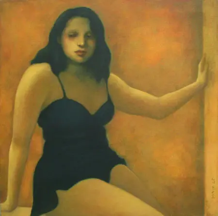 JT Winik, Hartjeuk 9, Oil on canvas, 50x50 cm, €.950,-