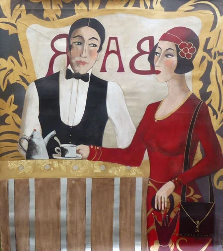 Marie Godest, painting 05A for the Europa 2