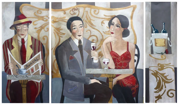 Marie Godest, triptych 03A for the Europa 2