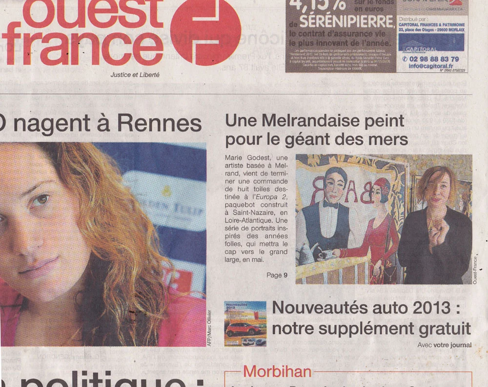 Ouest France, 9 April 2013