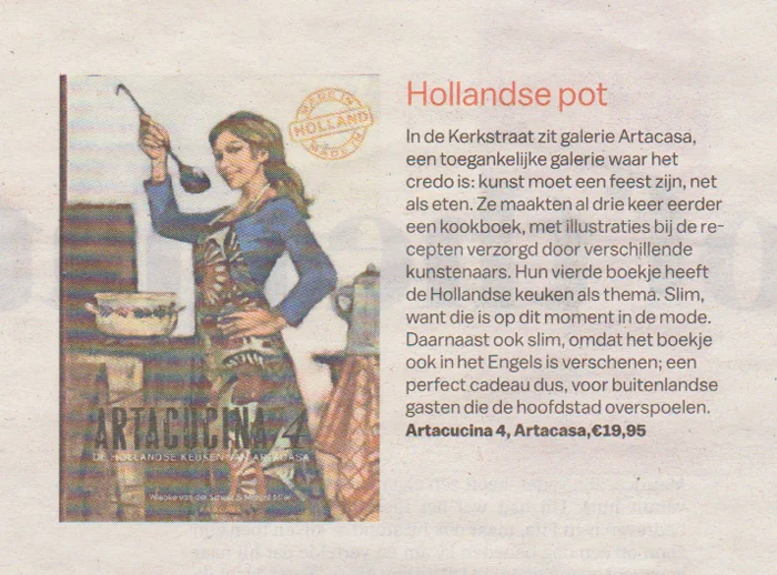 Het Parool on ARTACUCINA 4
