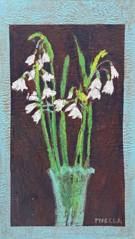 Thecla Renders, It started in Spring, 150 Euro, Mixed media, unframed, 36x21 cm